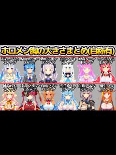 [x]【ぺぇサイズまとめ】配信上で"胸のサイズ"を公言したホロメン全12人まとめ(自称有)【ホロライブ切り抜き/天音かなた/星街すいせい/白上フブキ ...