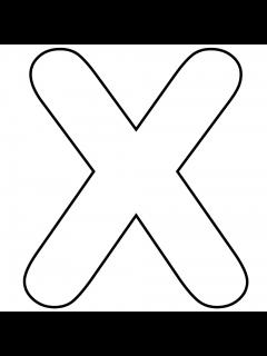 [x]Letter X Template Printable - Printable Word Searches