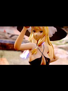 [x]【MMD東方1080p60fps】水着の霊夢＆魔理沙で「リバーシブル・キャンペーン」【Ray-MMD】 - YouTube