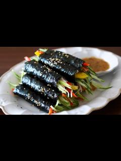 [x]요즘 매일 먹어요! 배부르고 살빠지는 꼬마김밥 만들기, 다이어트 김밥 레시피 - YouTube