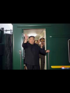 [x]Kim Jong Un arrives in Russia ahead of meeting with Vladimir Putin ...