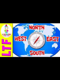 [x]North South East West | Cardinal Directions | Geography for Kids ...