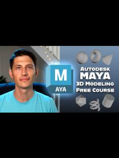 [x]Free Autodesk Maya Course | 3D Modeling Essentials - YouTube