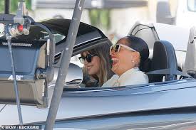 Dakota Johnson shares laugh with Tracee Ellis Ross while filming ...